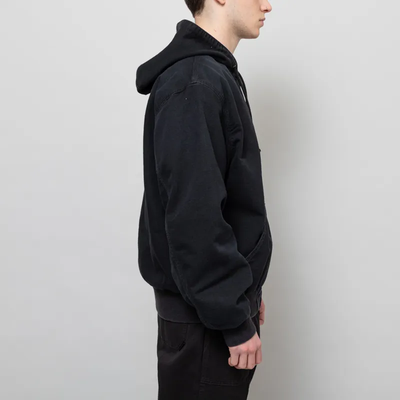 Carhartt WIP OG Active Jacket Black Stone Canvas-4