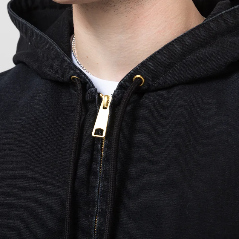 Carhartt WIP OG Active Jacket Black Stone Canvas-6