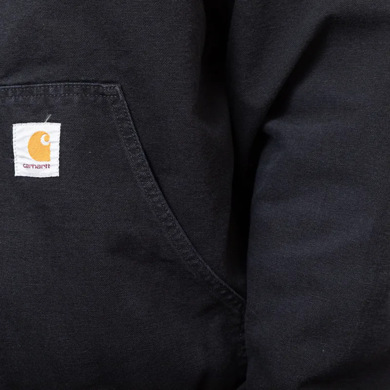 Carhartt WIP OG Active Jacket Black Stone Canvas-10
