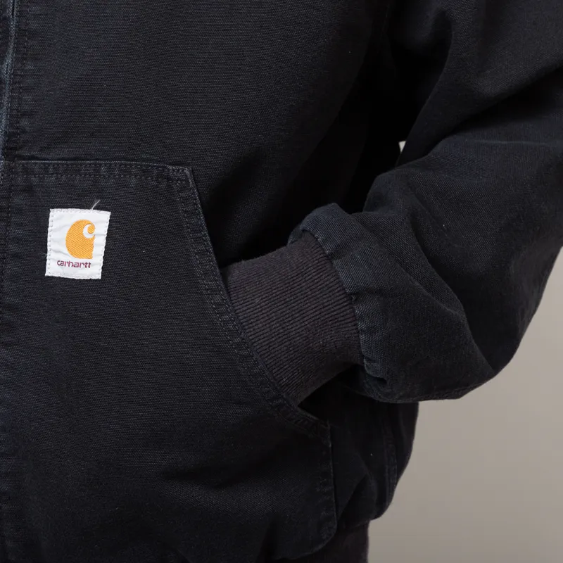 Carhartt WIP OG Active Jacket Black Stone Canvas-8