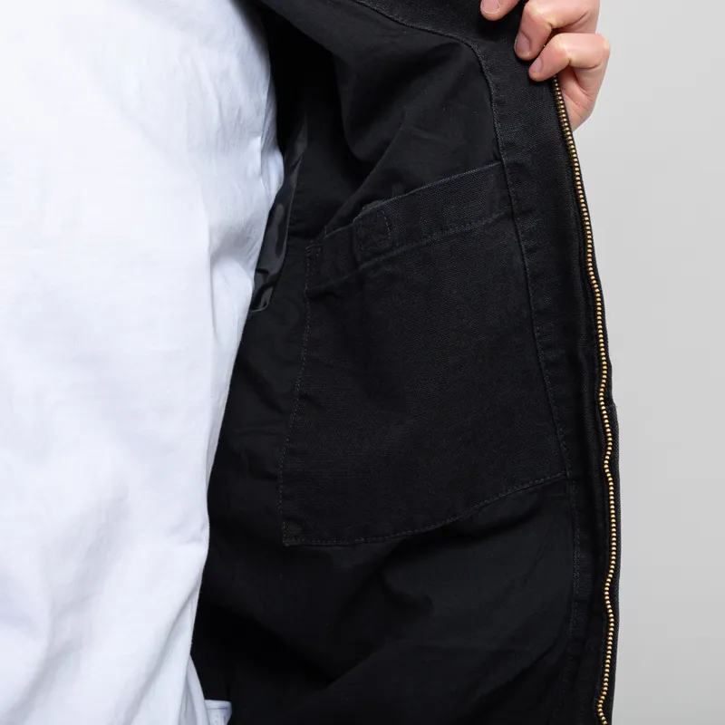 Carhartt WIP OG Active Jacket Black Stone Canvas-5