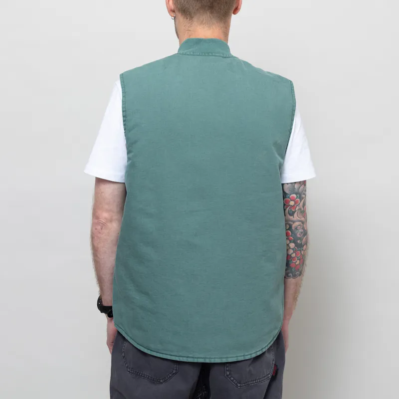 Carhartt WIP Classic Vest Silver Pine Stone Canvas-3