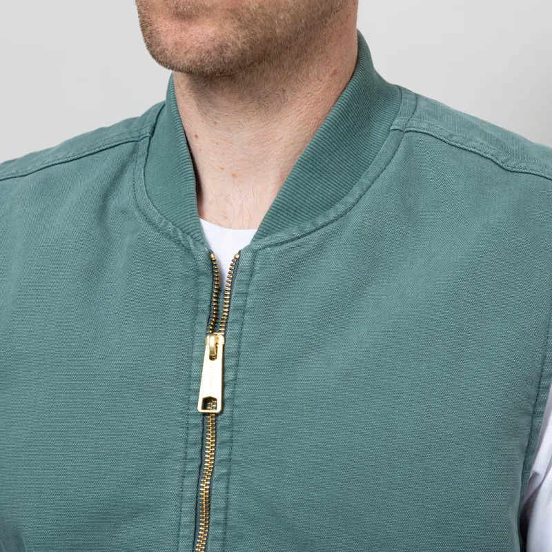 Carhartt WIP Classic Vest Silver Pine Stone Canvas-5