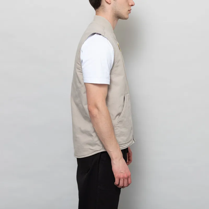 Carhartt WIP Classic Vest Dusky Beige Stone Canvas-4