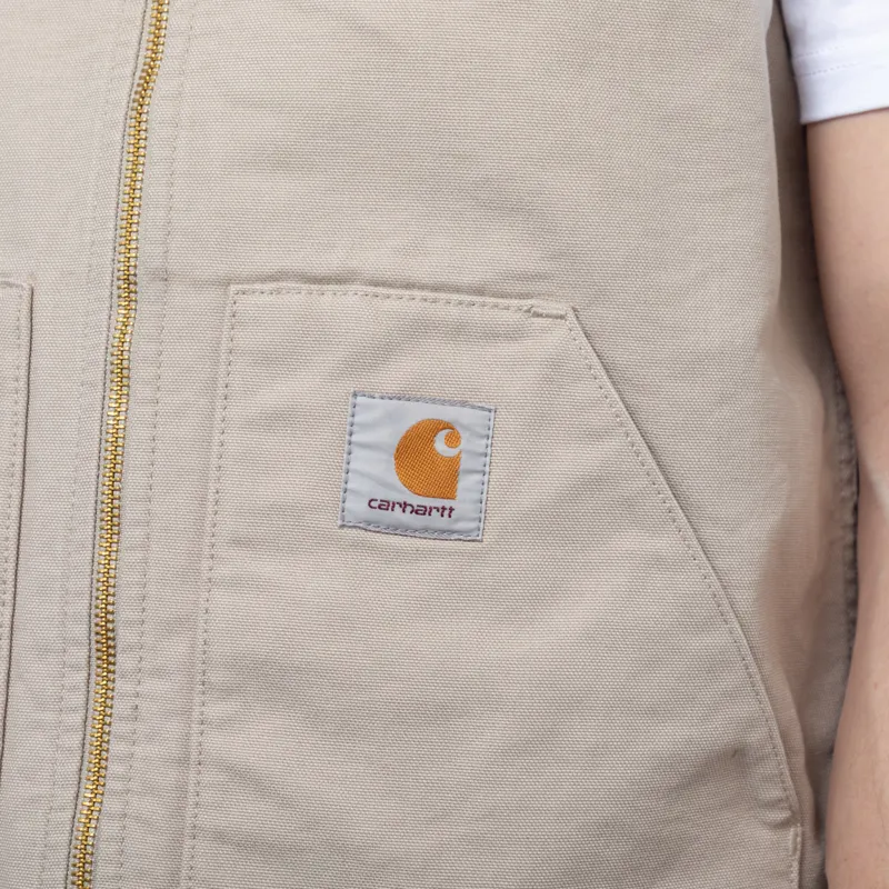 Carhartt WIP Classic Vest Dusky Beige Stone Canvas-7