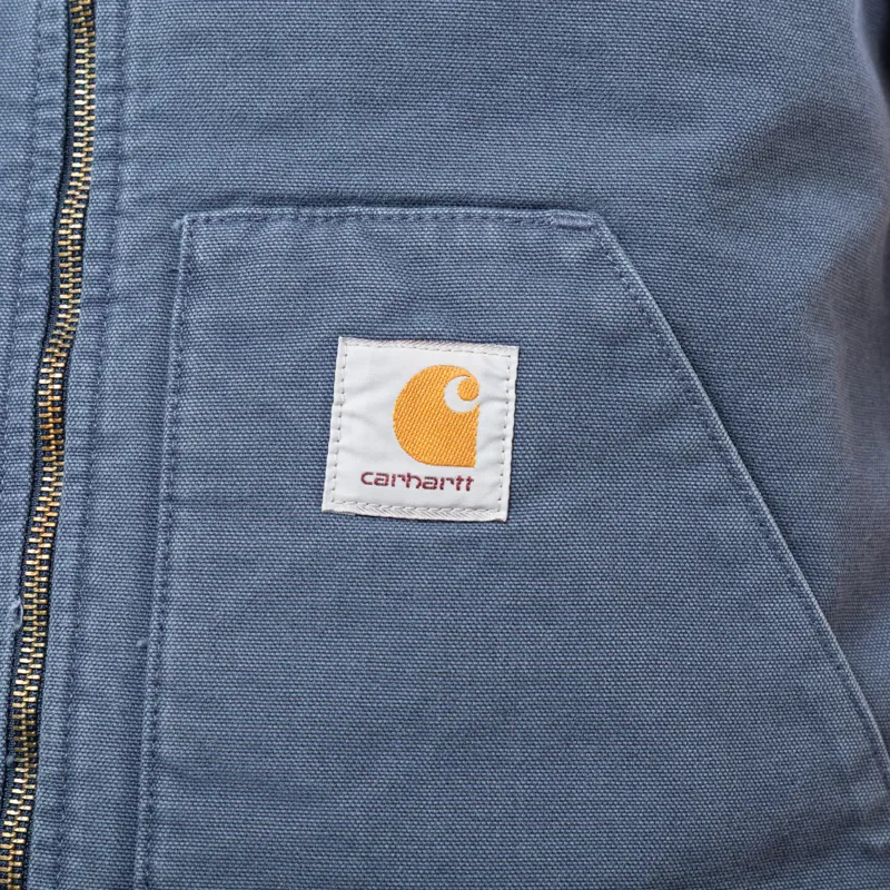 Carhartt WIP Classic Vest Dusky Blue Stone Canvas-7