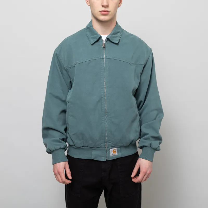 Carhartt WIP OG Santa Fe Jacket Silver Pine Garment Dyed