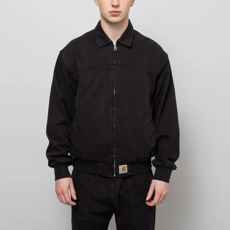 Carhartt WIP OG Santa Fe Jacket Black Garment Dyed