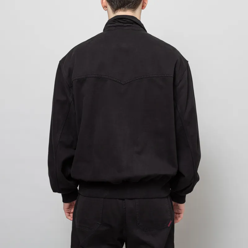 Carhartt WIP OG Santa Fe Jacket Black Garment Dyed-3