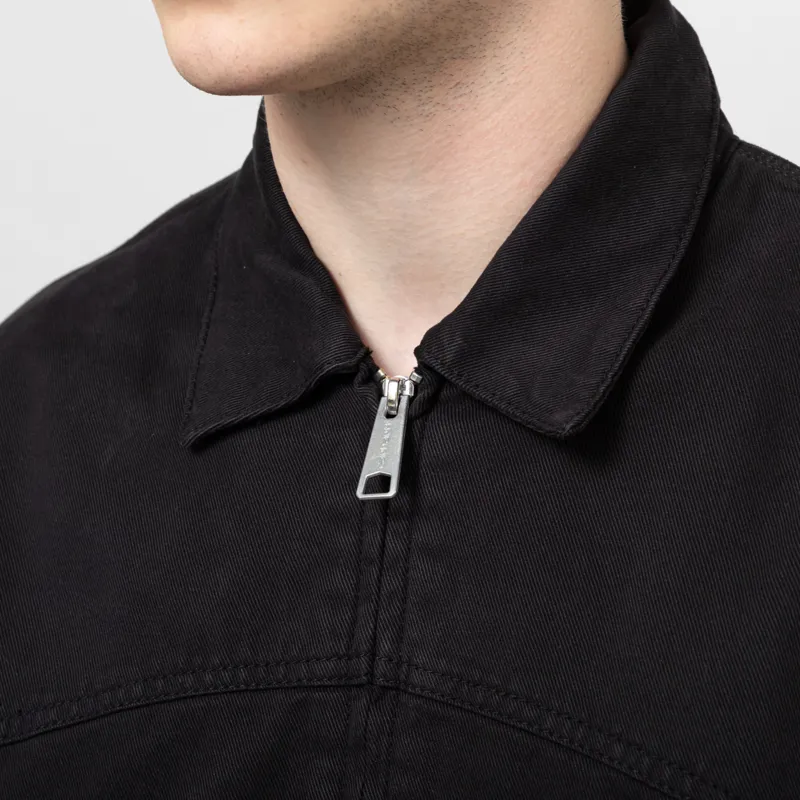 Carhartt WIP OG Santa Fe Jacket Black Garment Dyed-5