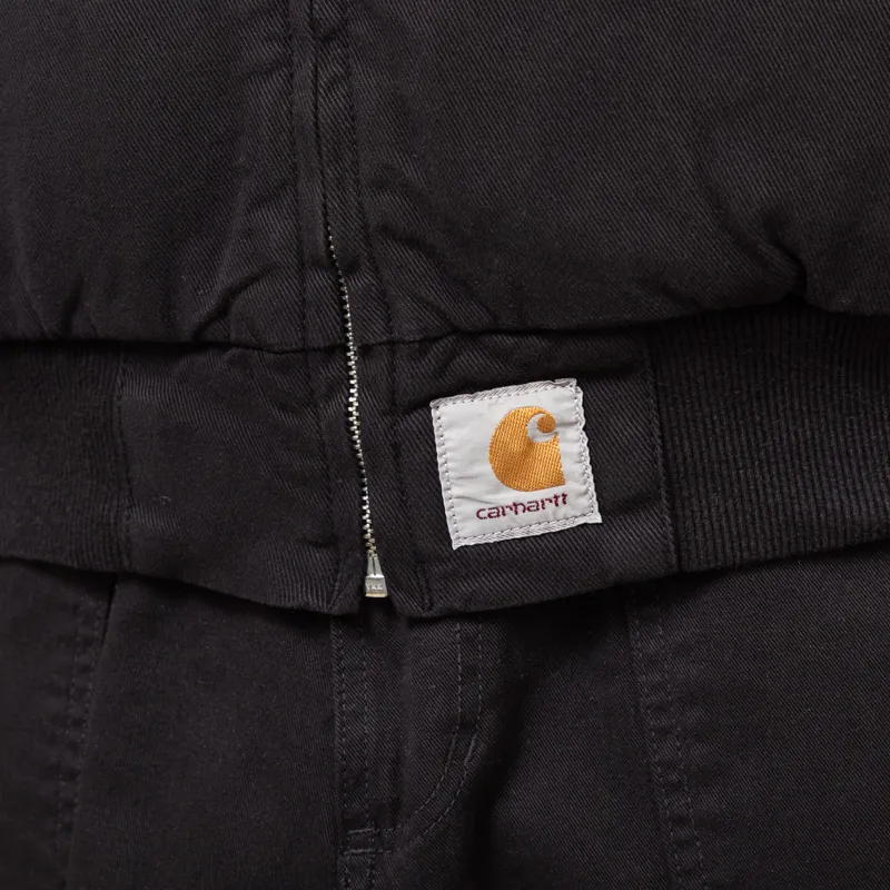 Carhartt WIP OG Santa Fe Jacket Black Garment Dyed-7