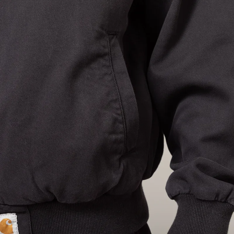 Carhartt WIP OG Santa Fe Jacket Black Garment Dyed-9
