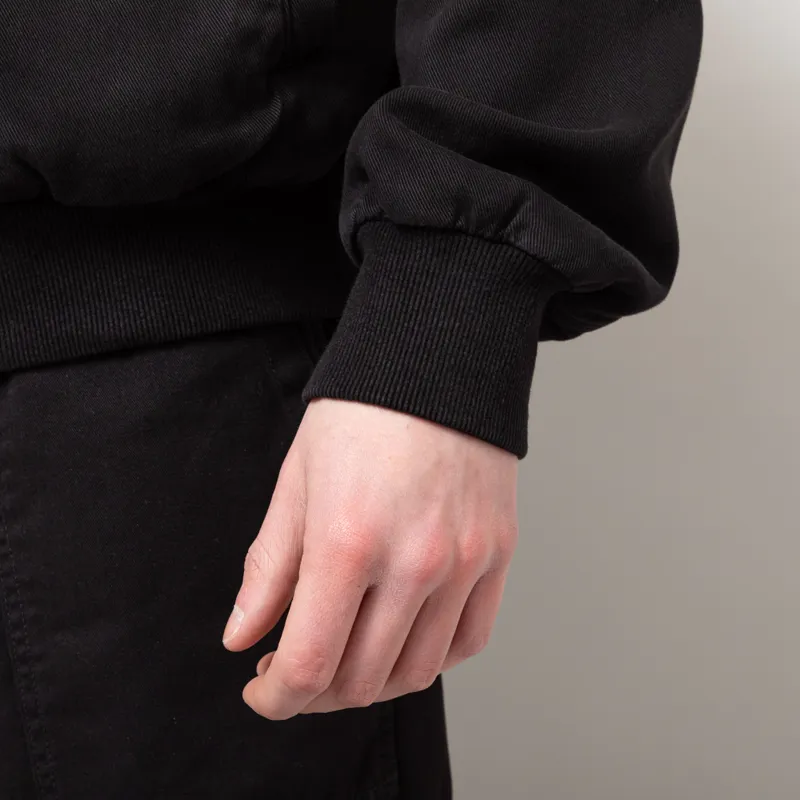 Carhartt WIP OG Santa Fe Jacket Black Garment Dyed-10