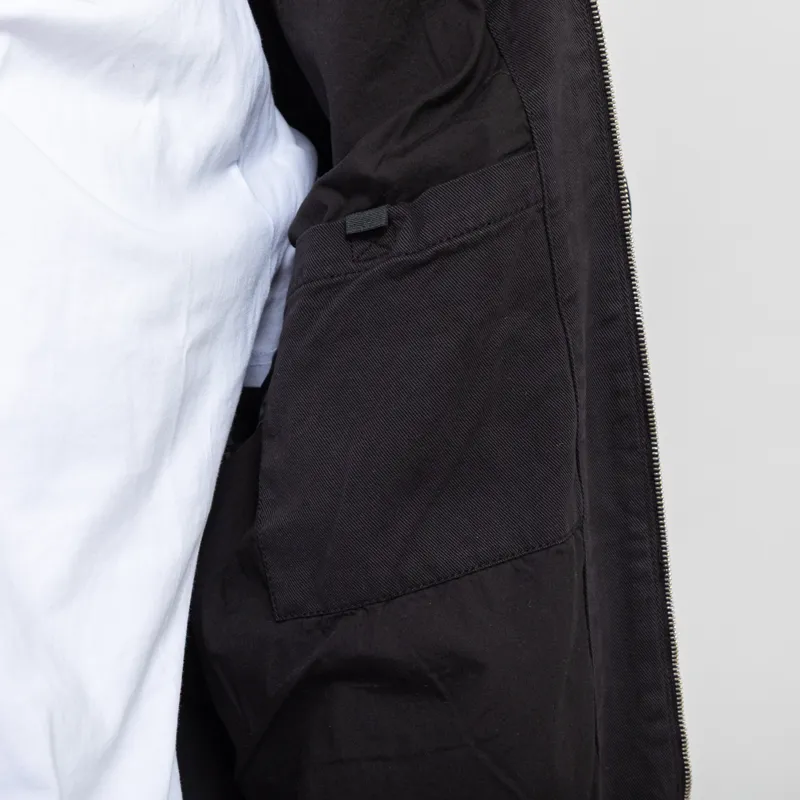 Carhartt WIP OG Santa Fe Jacket Black Garment Dyed-6