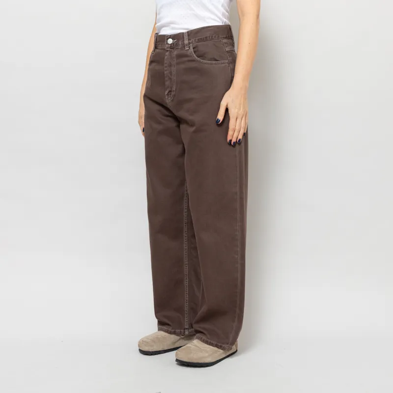 Carhartt WIP Womens Brandon Pants Palisander Stone Dyed-1