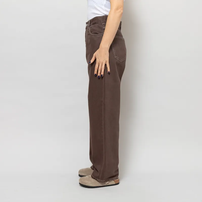 Carhartt WIP Womens Brandon Pants Palisander Stone Dyed-2