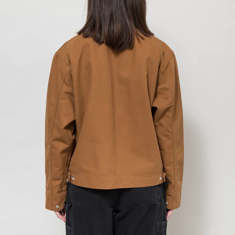 Carhartt WIP Womens OG Detroit Jacket Hamilton Brown Tobacco-4