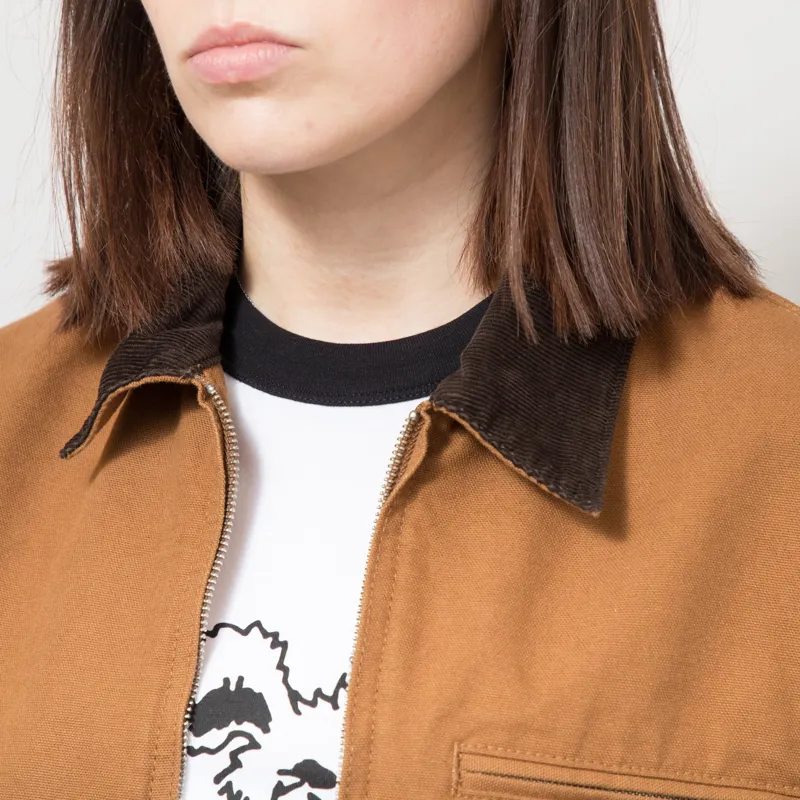 Carhartt WIP Womens OG Detroit Jacket Hamilton Brown Tobacco-6