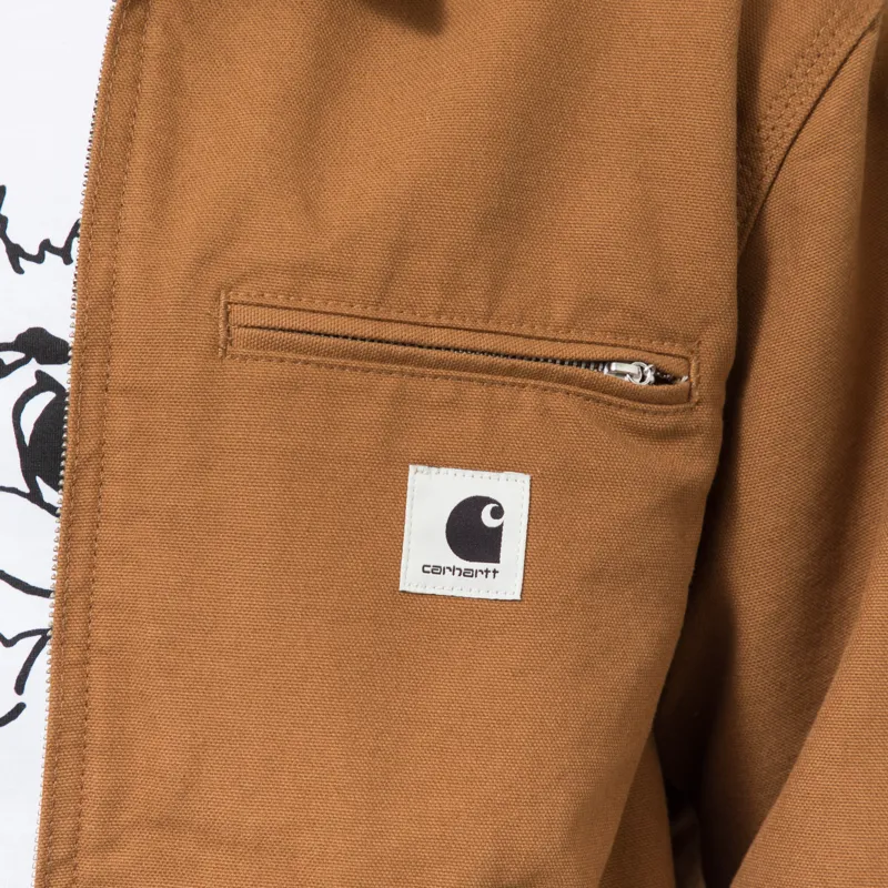 Carhartt WIP Womens OG Detroit Jacket Hamilton Brown Tobacco-7