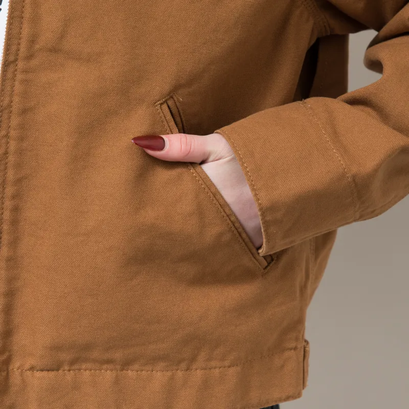 Carhartt WIP Womens OG Detroit Jacket Hamilton Brown Tobacco-9