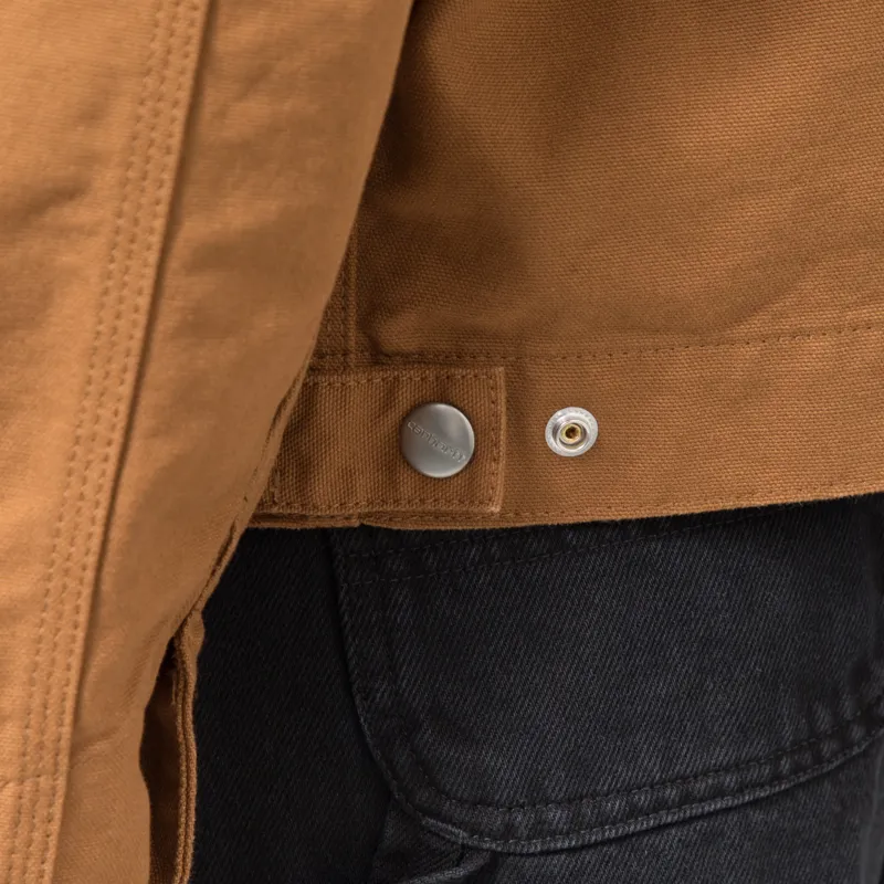Carhartt WIP Womens OG Detroit Jacket Hamilton Brown Tobacco-13