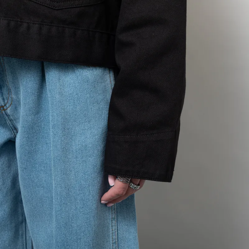 Carhartt WIP Womens Drewe Jacket Black Rinsed-7