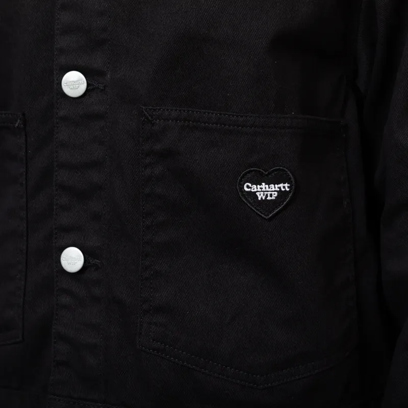 Carhartt WIP Womens Drewe Jacket Black Rinsed-9