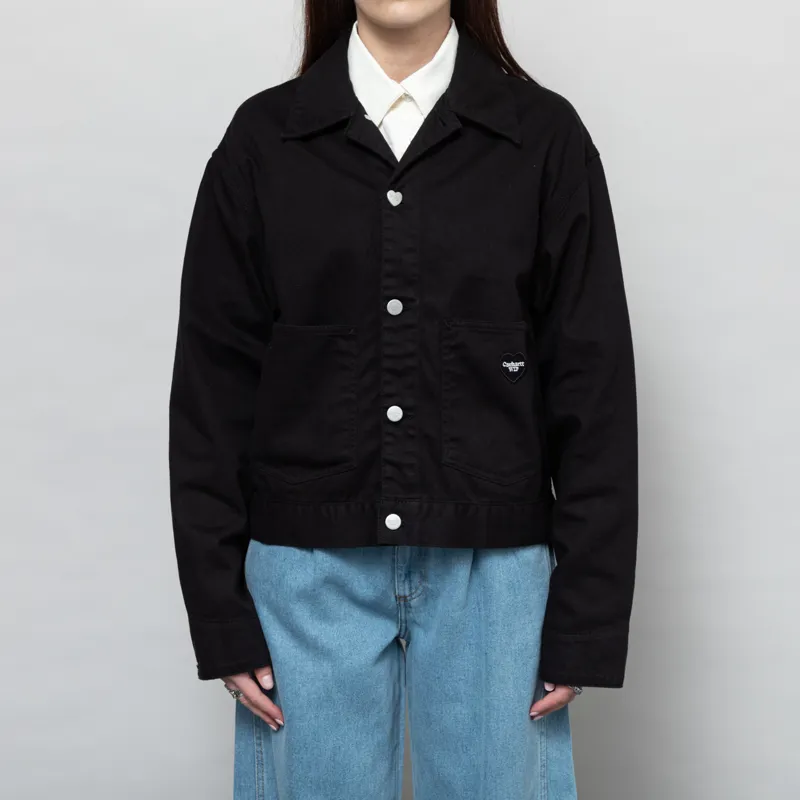 Carhartt WIP Womens Drewe Jacket Black Rinsed