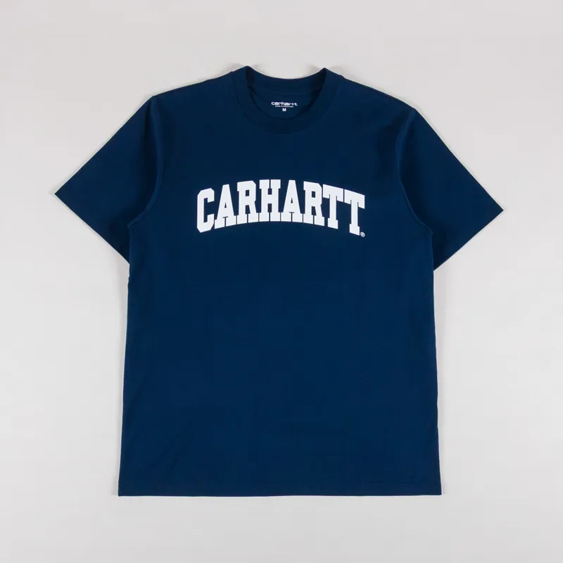 Carhartt WIP University T Shirt Ink White