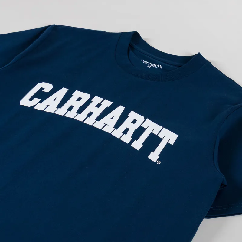 Carhartt WIP University T Shirt Ink White-1