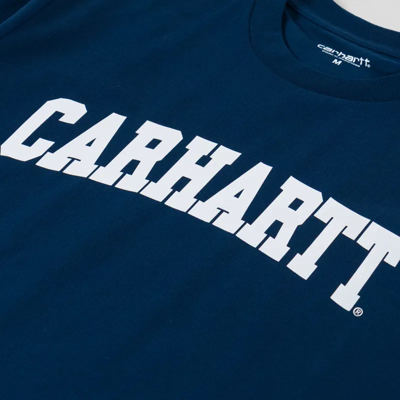 Carhartt WIP University T Shirt Ink White-2