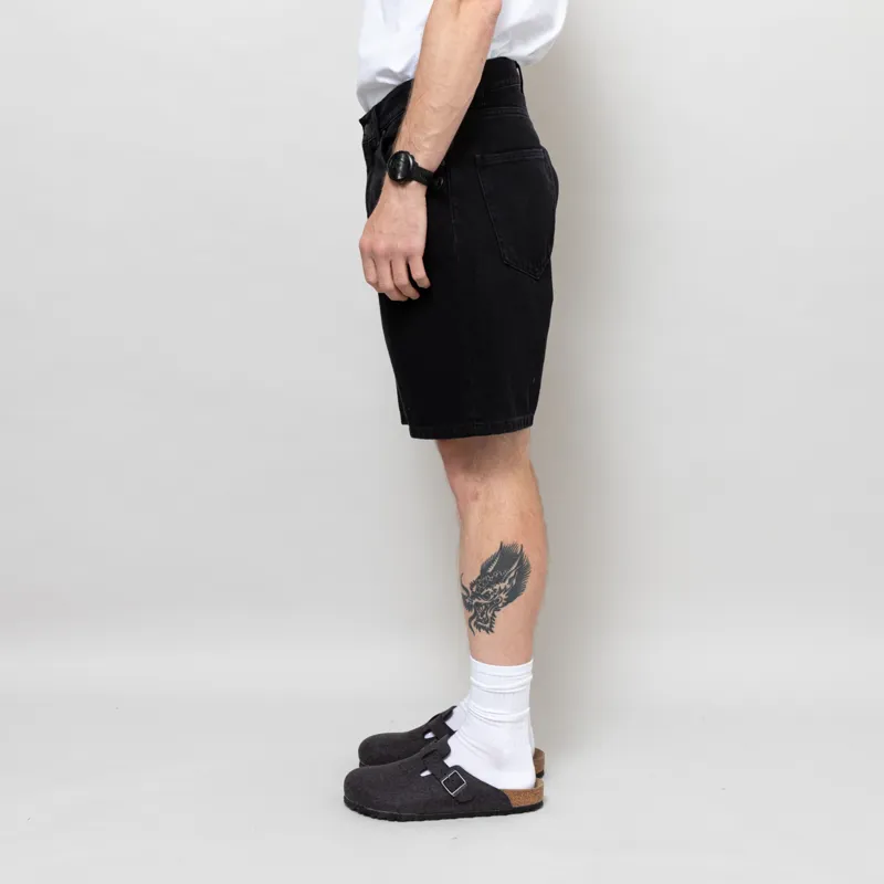 Carhartt WIP Nolan Shorts Black Stonewashed-2