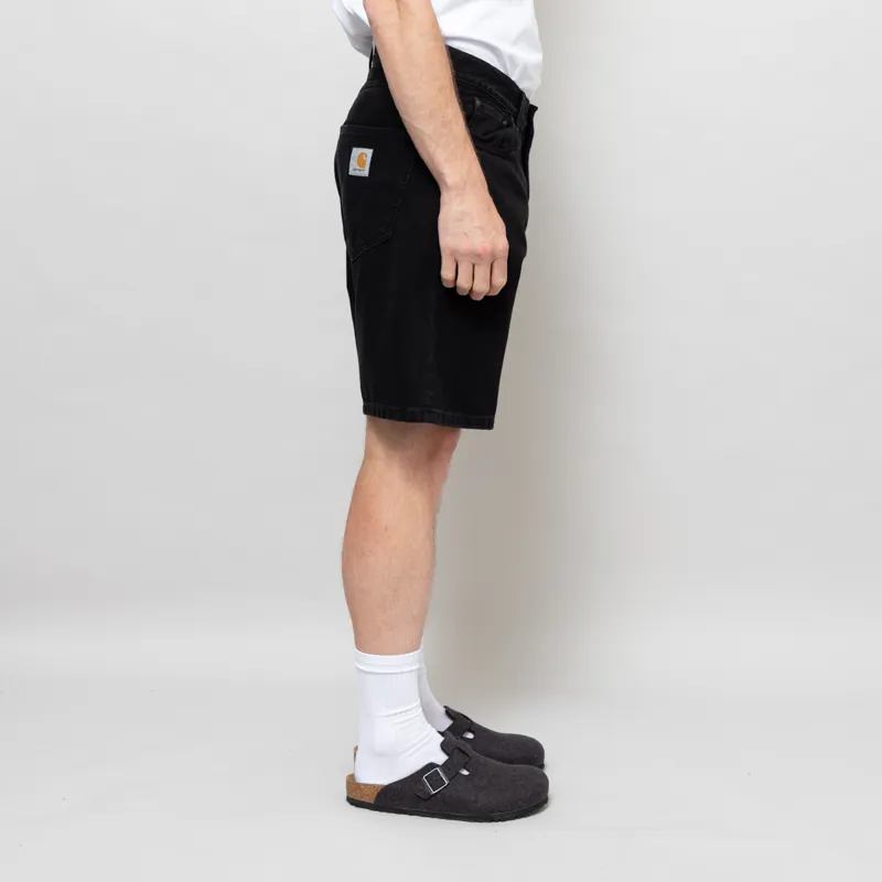 Carhartt WIP Nolan Shorts Black Stonewashed-4