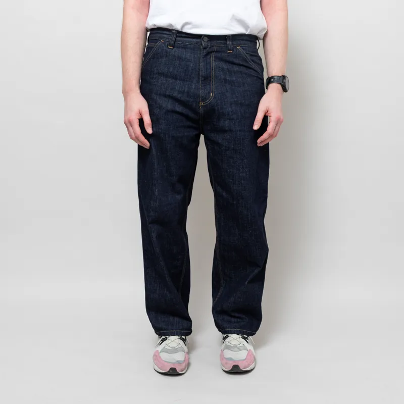 Carhartt WIP OG Single Knee Pant Blue Rinsed Camano Denim