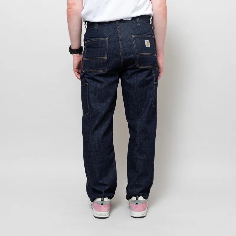Carhartt WIP OG Single Knee Pant Blue Rinsed Camano Denim-3