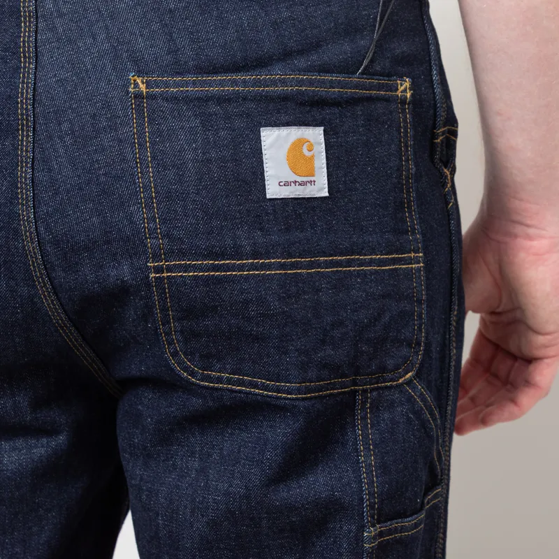 Carhartt WIP OG Single Knee Pant Blue Rinsed Camano Denim-7