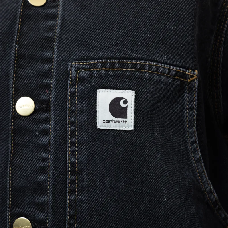 Carhartt WIP Womens Arc Jacket Black Stone Washed-8