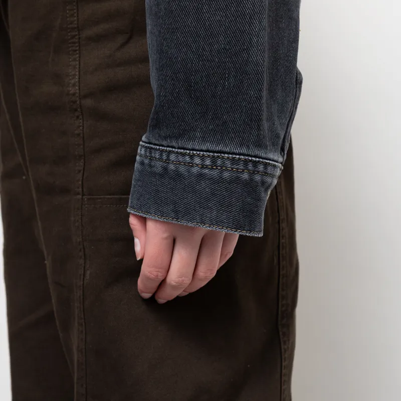 Carhartt WIP Womens Arc Jacket Black Stone Washed-9