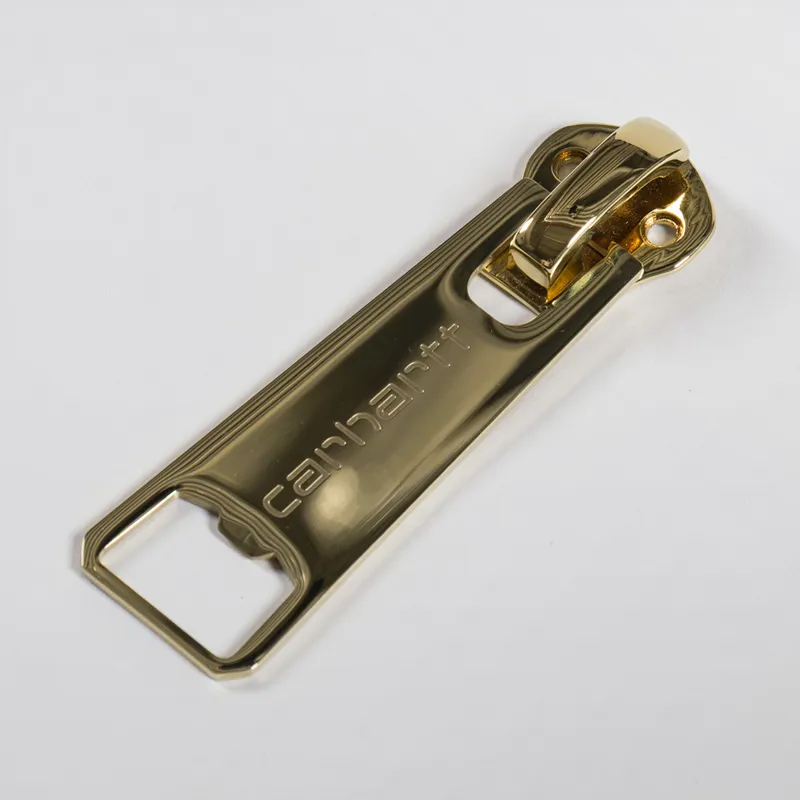 Carhartt WIP Zip Bottle Opener Gold