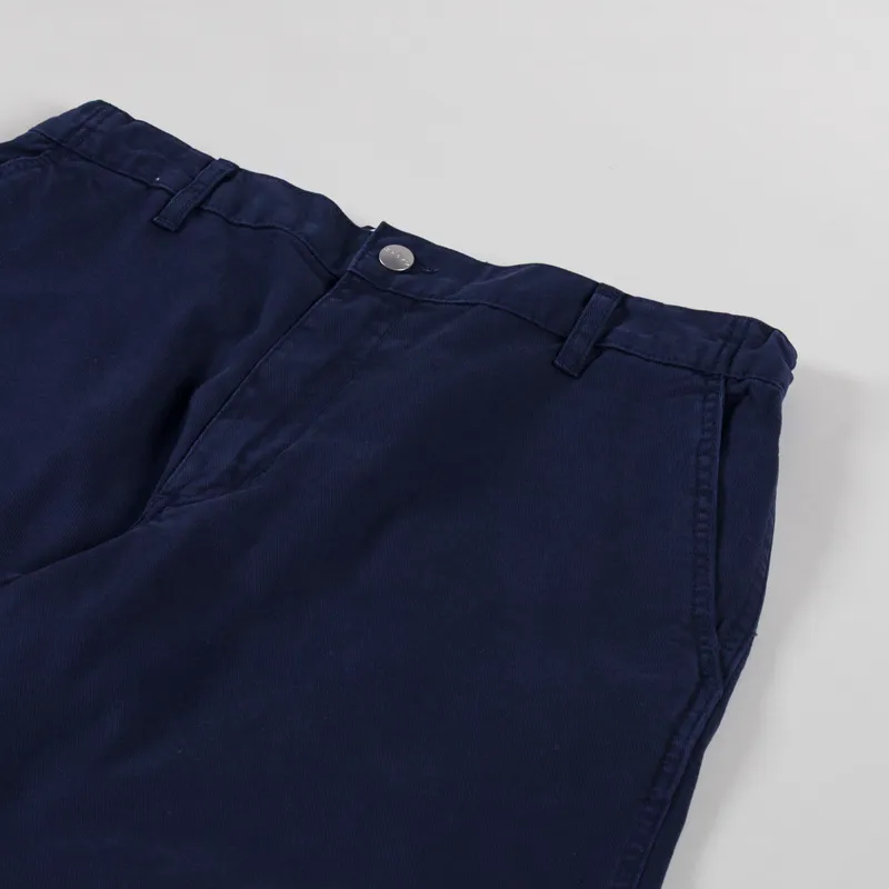 Edwin Gangis Shorts Maritime Blue Garment Dyed-2
