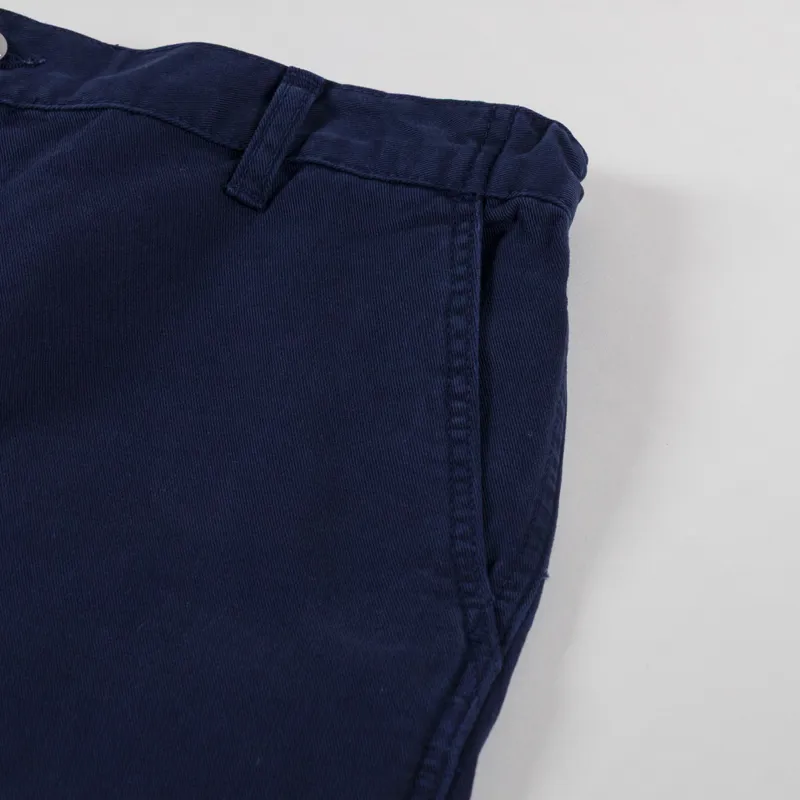 Edwin Gangis Shorts Maritime Blue Garment Dyed-5