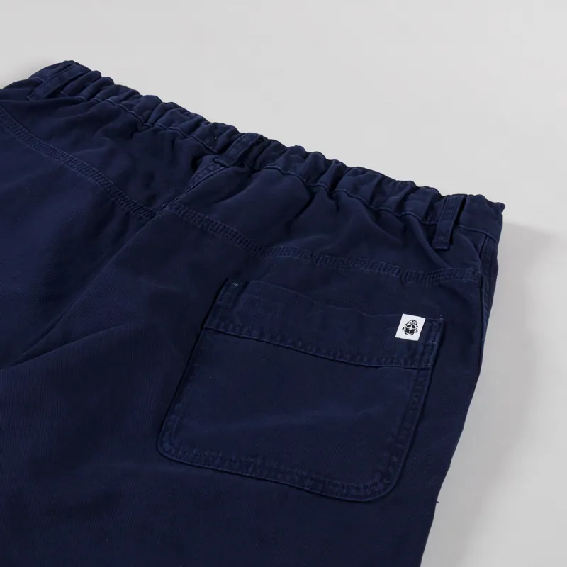 Edwin Gangis Shorts Maritime Blue Garment Dyed-3