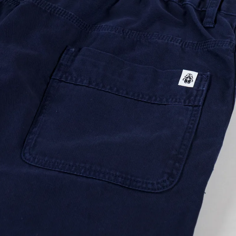 Edwin Gangis Shorts Maritime Blue Garment Dyed-6