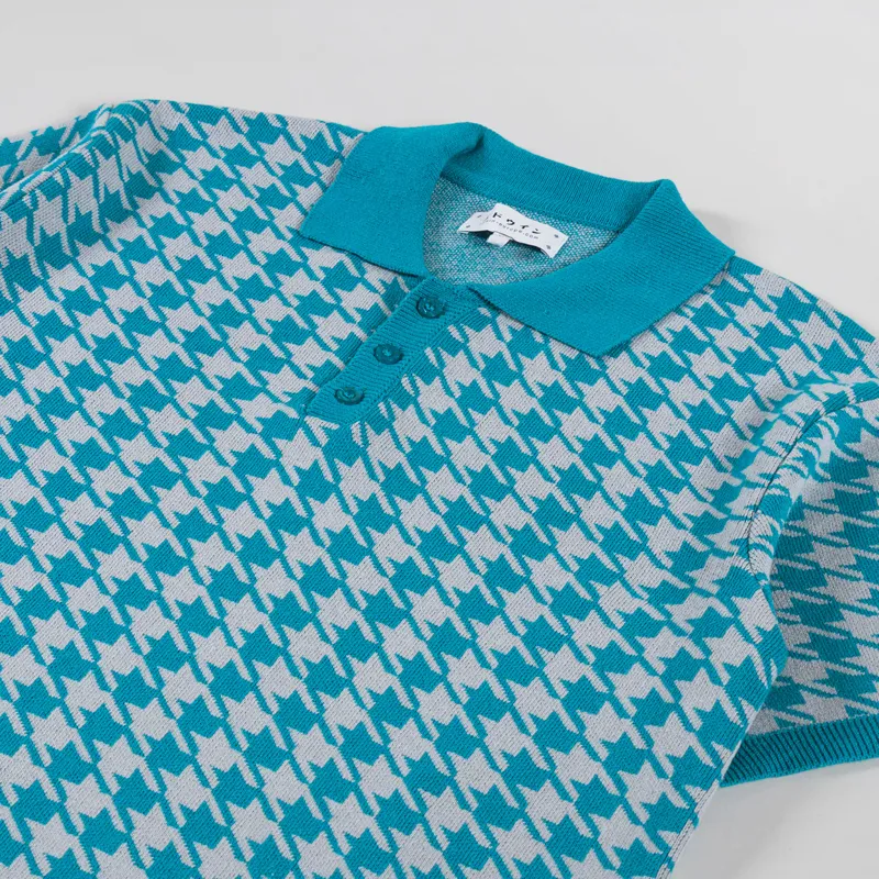 Edwin Jax Polo Knit Blue Light Grey-1