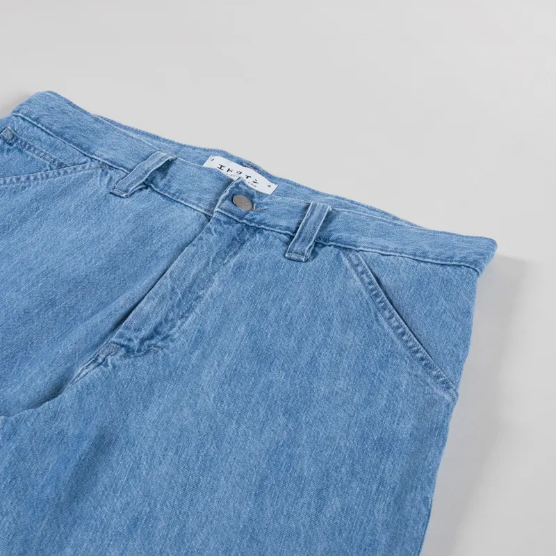 Edwin Bridger Shorts Blue Heavy Bleach Wash-2