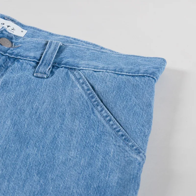 Edwin Bridger Shorts Blue Heavy Bleach Wash-7