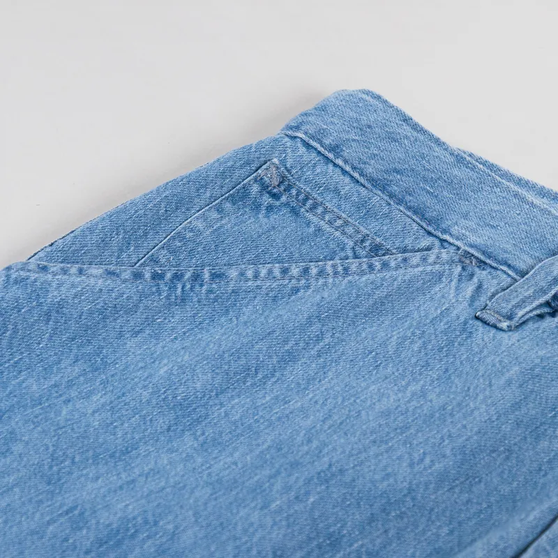 Edwin Bridger Shorts Blue Heavy Bleach Wash-8