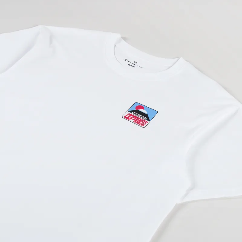 Edwin Sunset On Fuji San T Shirt White-1