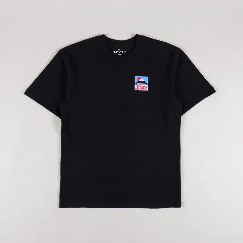 Edwin Sunset On Fuji San T Shirt Black