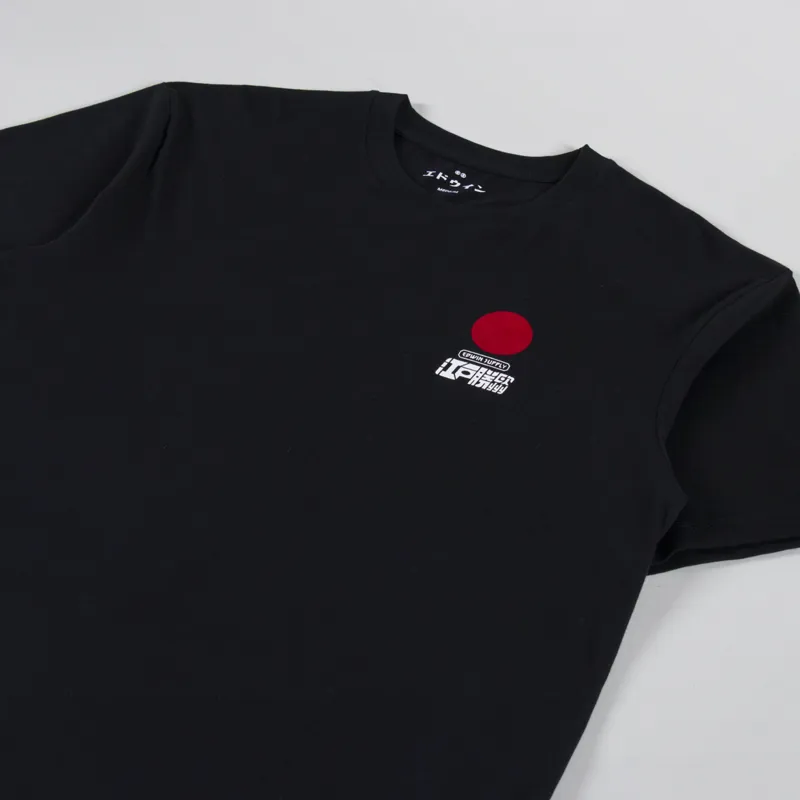 Edwin Sun T Shirt Black-1